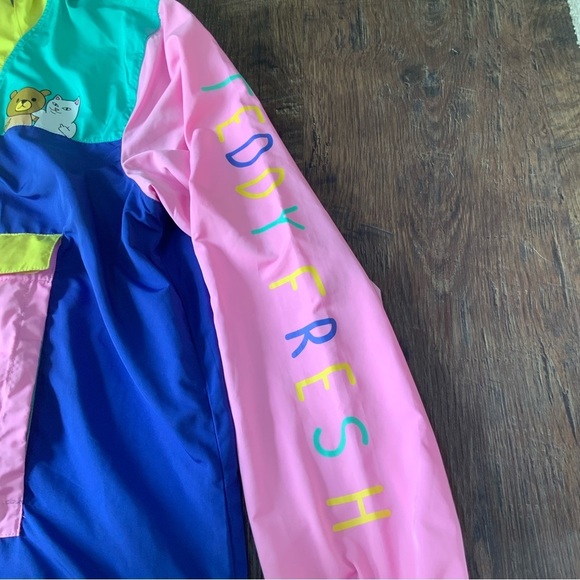 RIPNDIP | Teddy Fresh Packable Anorak Jacket (Multi) | Size Large - Picture 5 of 8